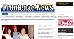 Desktop Screenshot of frontenacnews.ca
